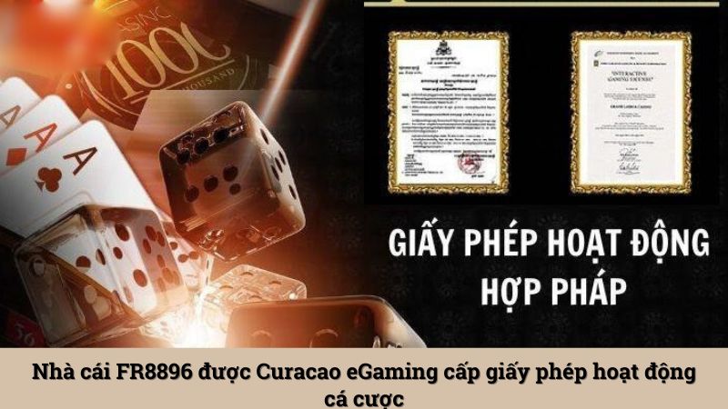 Nhà cái CN3789 được Curacao eGaming cấp giấy phép hoạt động cá cược