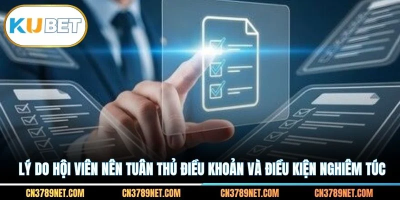 Lý do hội viên nên tuân thủ điều khoản và điều kiện nghiêm túc